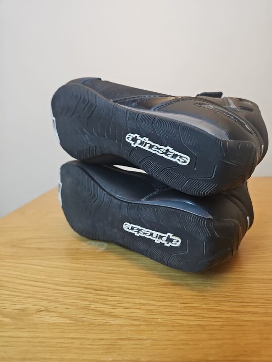 Alpinestars Faster-3 Drystar Motorcycle Riding Shoes Black Waterproof Size 9